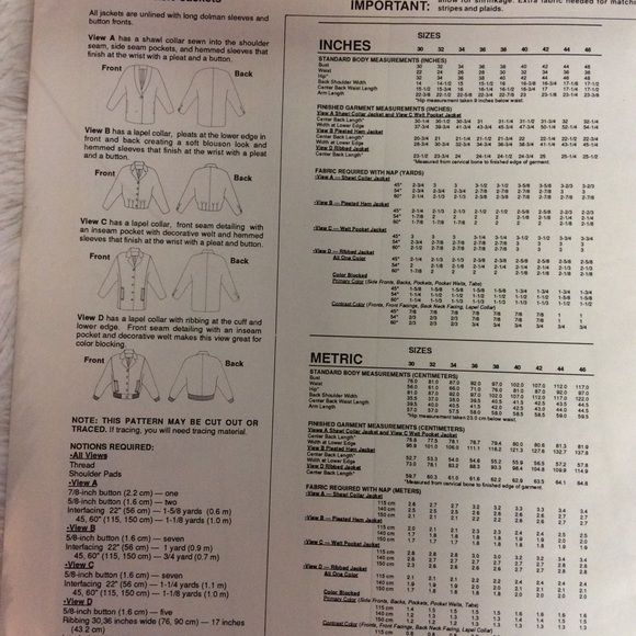 Ann Pearson Collectibles Stretch & Sew Patterns - Picture 5 of 6